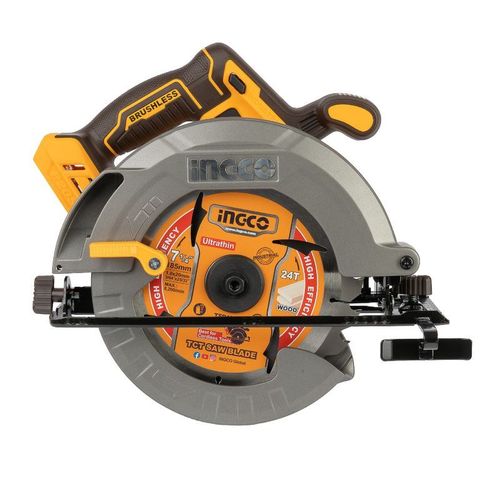 Аккумуляторная циркулярная пила INGCO INDUSTRIAL CSLI1851 20В 185 мм, без АКБ и ЗУ