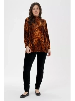 Брюки облегающие с высокой посадкой