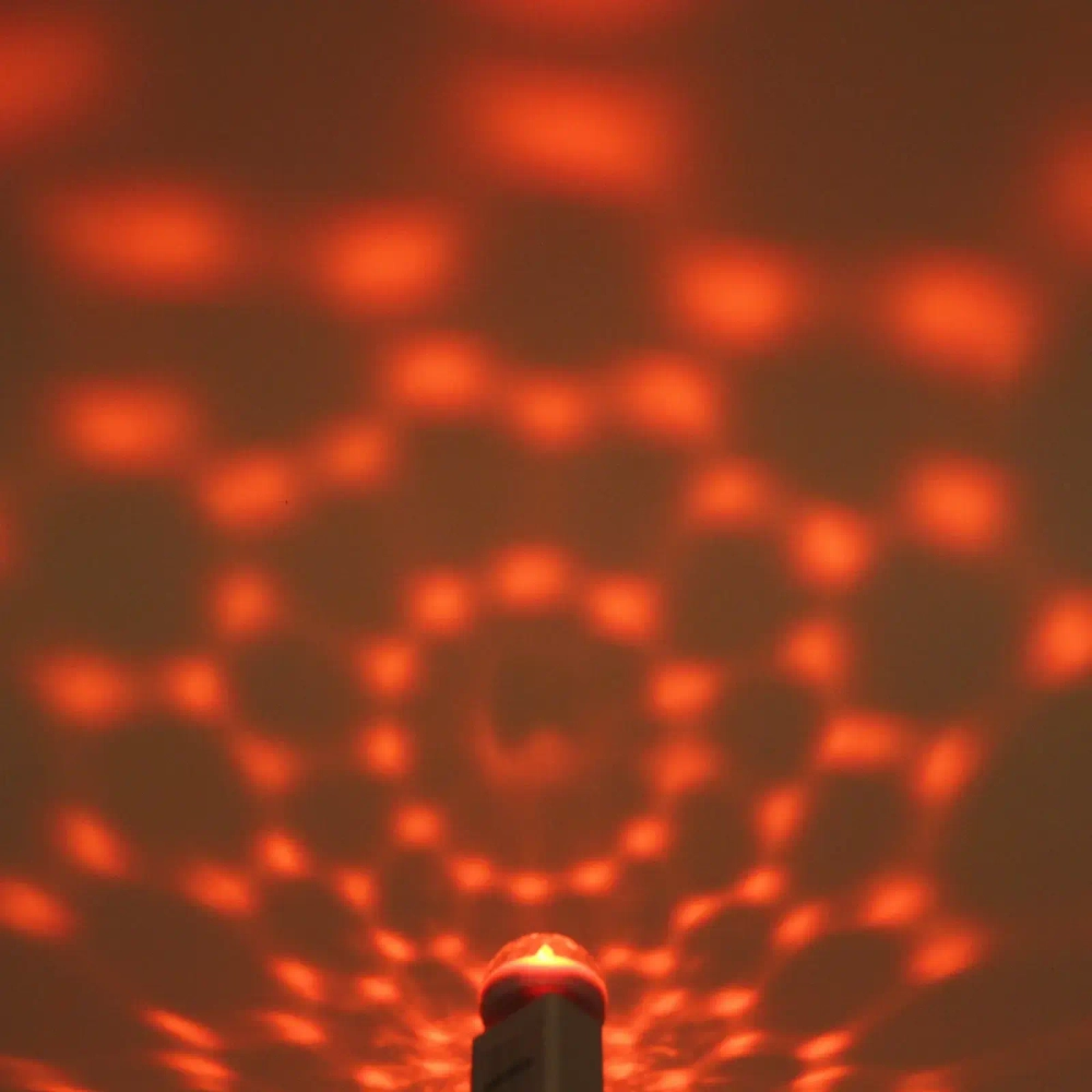 Диско-шар mini «Каледоскоп», LED (красный, зеленый, синий), переходник USB для iPhone