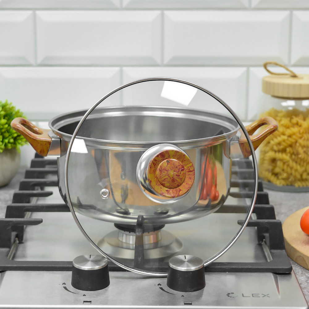 Кастрюля 2,6л из нержавеющей стали