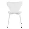 Комплект из 4 стульев Seven Style белый с белыми ножками
