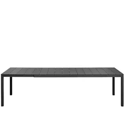 Стол алюминиевый раздвижной Rio Alu, 210-280х100 см, антрацит