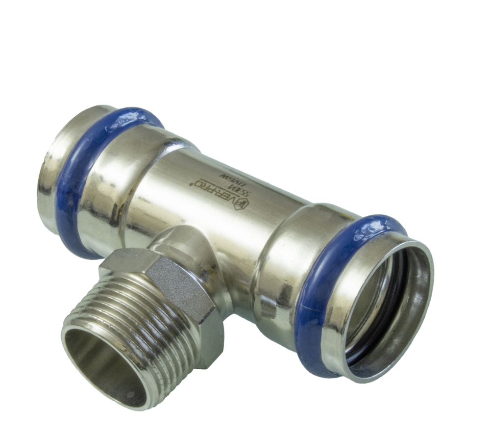 НЕРЖ Тройник  35*1" ш.*35  "VER-PRO"  (14/2шт)