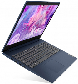 Ноутбук Lenovo IdeaPad 3 15ARE05 81W400D6RU AMD Ryzen 3 4300U, 2.7 GHz - 3.7 GHz, 8192 Mb, 15.6" Full HD 1920x1080, 512 Gb SSD, DVD нет, AMD Radeon Graphics, Windows 10 Home, синий