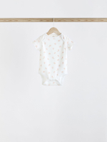 Боди с коротким рукавом для малышей Next K79-567, 5 шт., Белый, Розовый