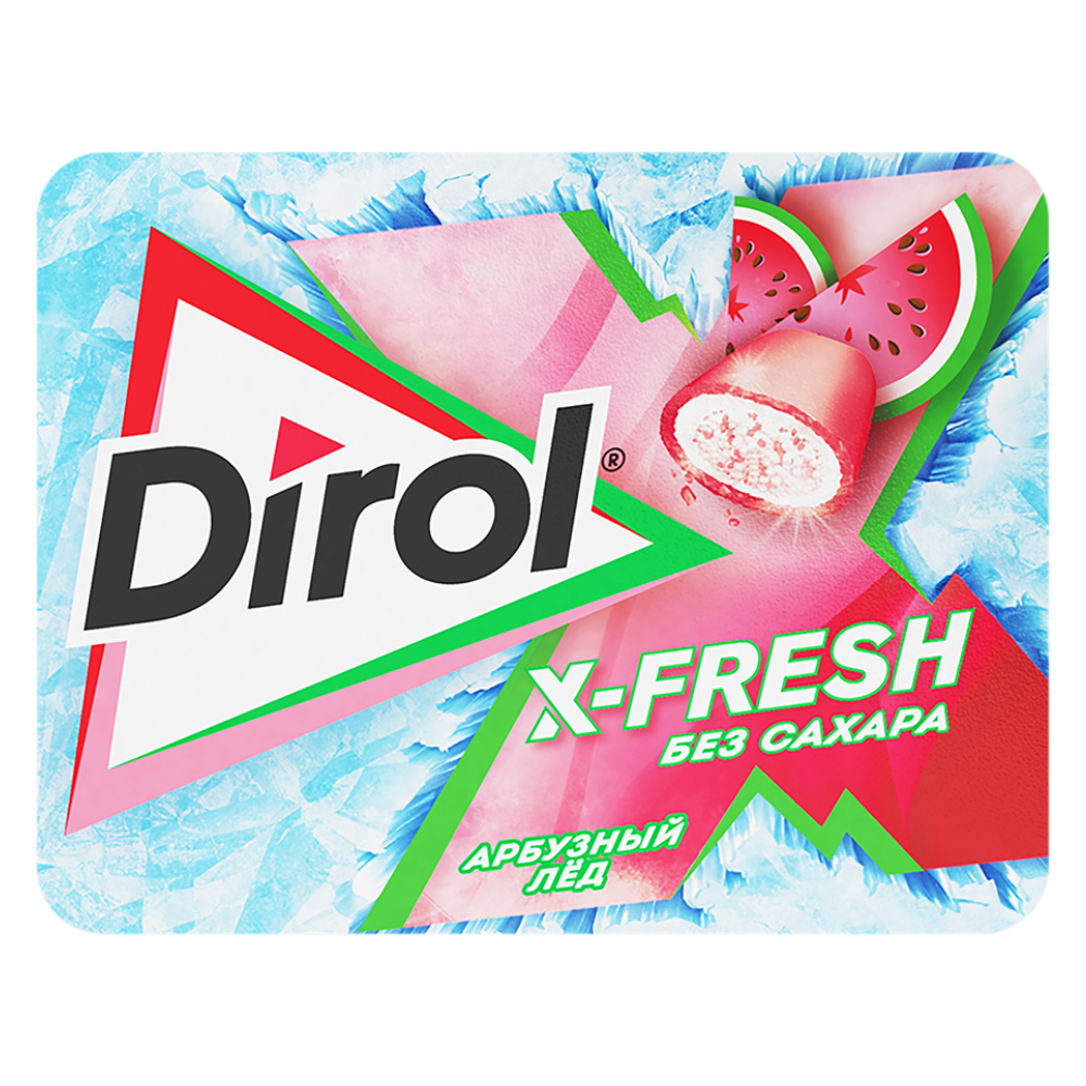 Жевательная резинка Dirol X-fresh Арбузный лед 16г