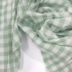 Варёный хлопок "Зелёная клетка, 1*1 см"