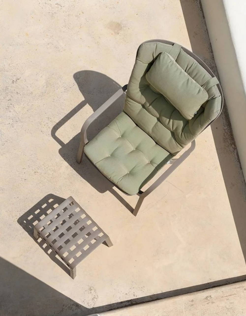 Подушка-подголовник для лаунж кресла Nardi Folio, зеленый