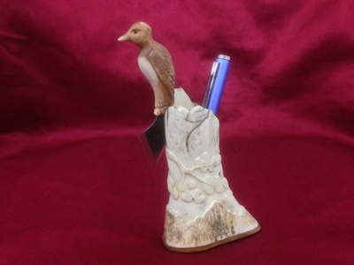 Карандашница "Дятел", сувенир настольный