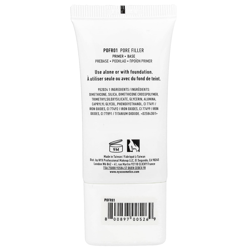 NYX Professional Makeup, Заполнитель пор, праймер / основа, 20 мл (0,67 жидк. Унции)