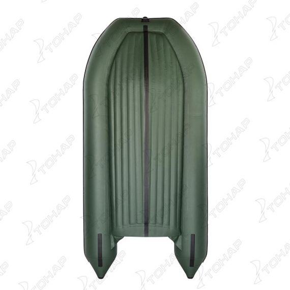 Лодка Тонар Алтай А380 (надувное дно) зеленый