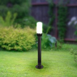 Садово-парковый светильник ЭРА «Поллар» НТУ 01-60-012 напольный черный IP54 Е27 max60Вт h840мм