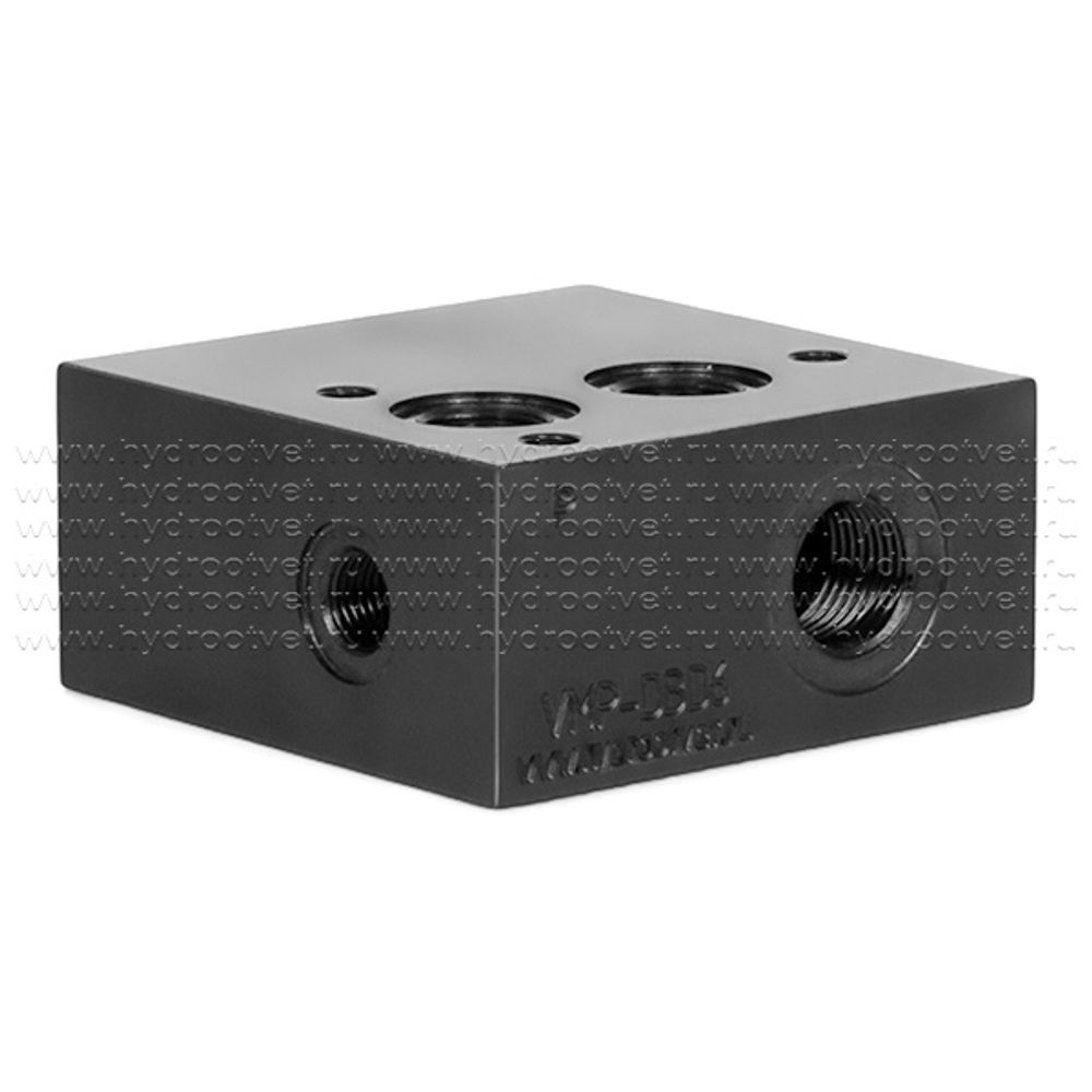 VMP-DBD-ST - Плита стальная под предохранительный клапан DBDS6, с выходами Р, Т и М и под плиту ML31 (Ду6)