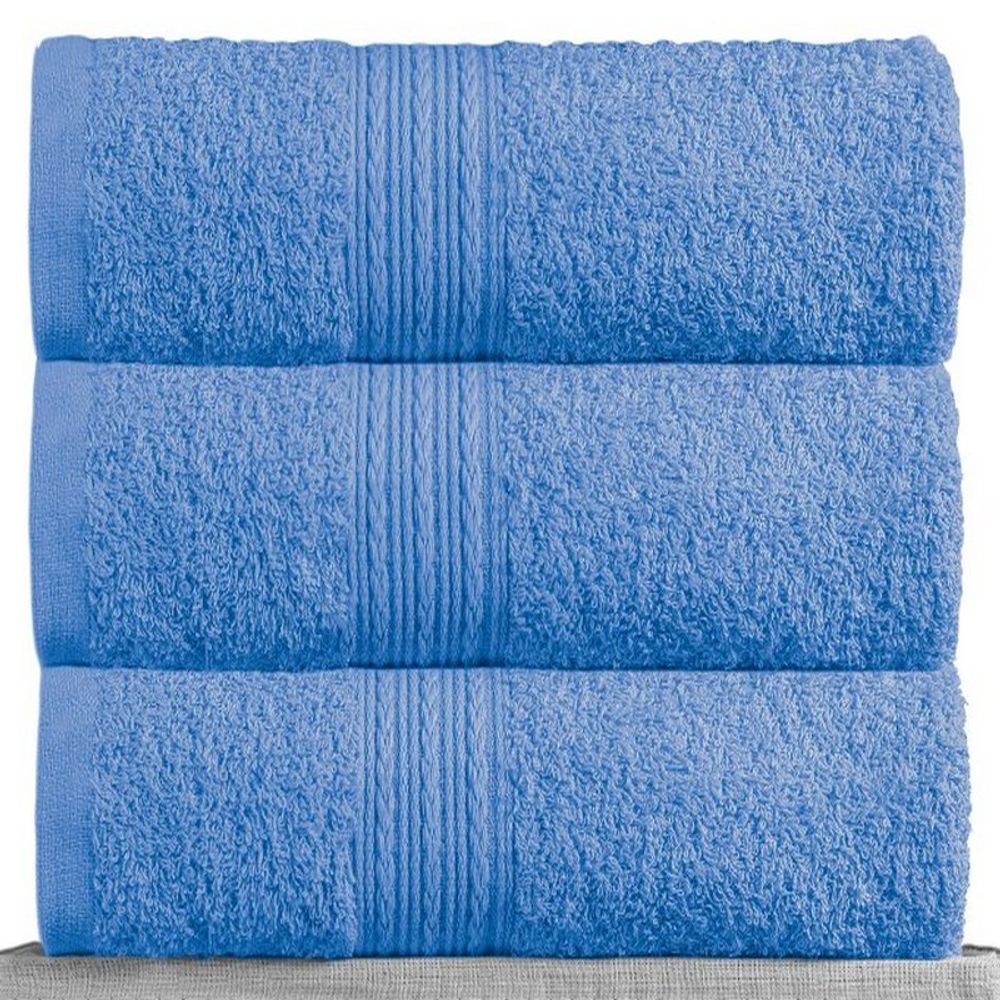 Полотенце махровое "АВТ. ГОЛУБОЕ" BAYRAMALY, 100% хлопок, Туркмения.