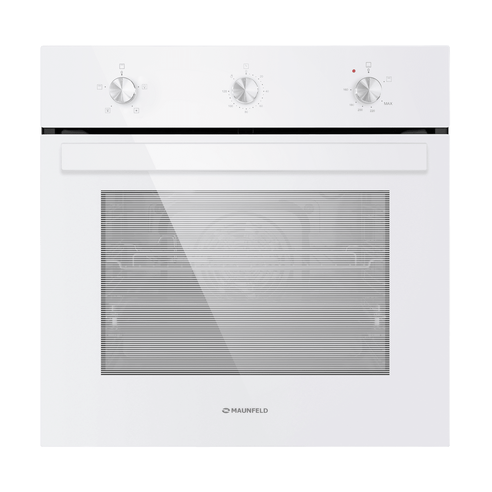 Встраиваемый газовый духовой шкаф Maunfeld EOGC604WSlim белый