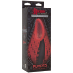Автоматическая женская вибропомпа Kink Pumped echargeable Automatic Vibrating Pussy Pump (Цвет: красный с черным)