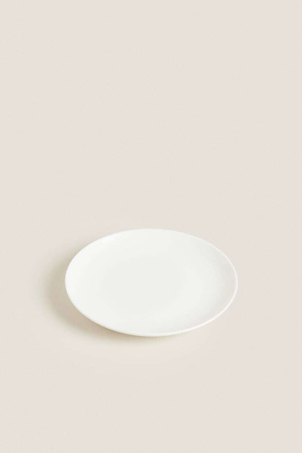 ZARA HOME ТОНКАЯ ФАРФОРОВАЯ ТАРЕЛКА ДЛЯ ХЛЕБА, БЕЛЫЙ