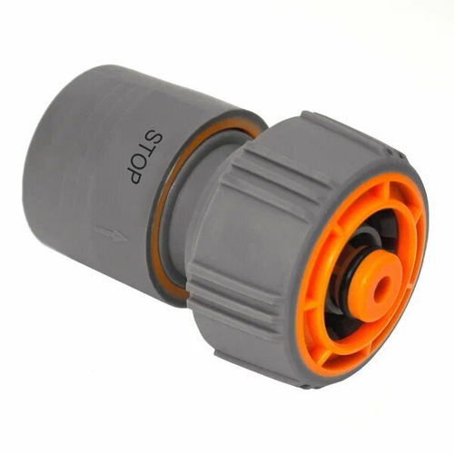 Соединитель для шланга 1/2(быстросъем) с аквастопом