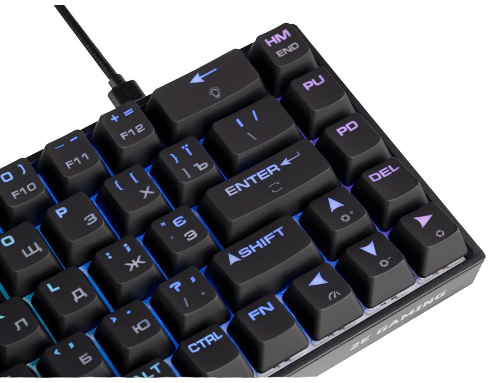 Клавиатура 2E Gaming KG380 Red switch черный