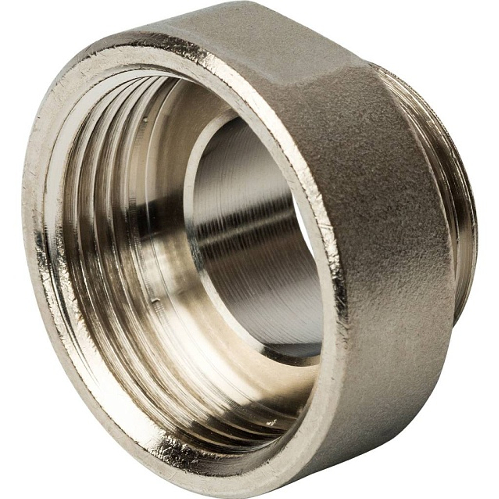 Переход с внутренней резьбы на наружную STOUT SFT 0008 - 1"1/4 x 1" (латунь никелированная)