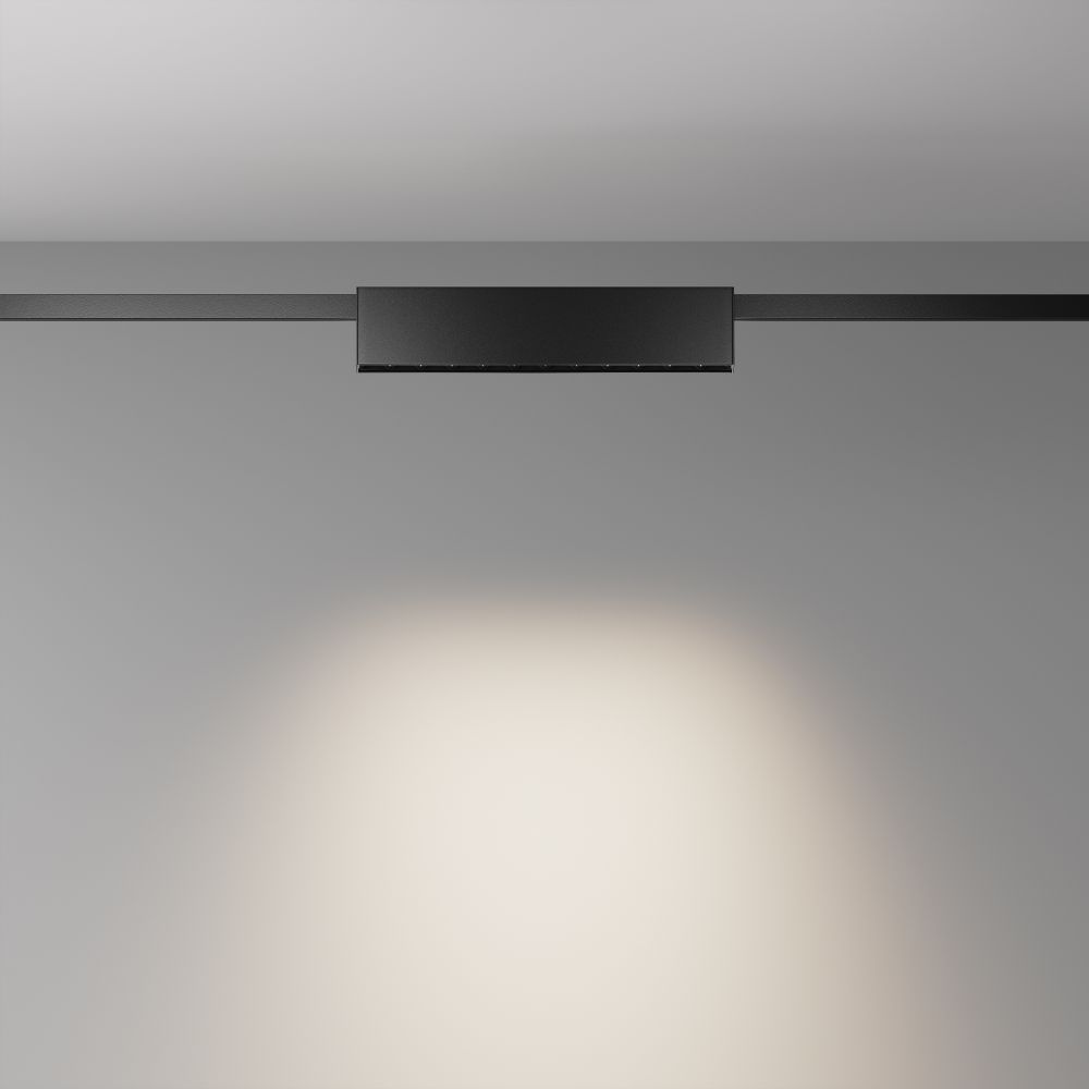 Трековый однофазный светодиодный светильник Maytoni Flarity Points TR150-1-12W4K-M-B