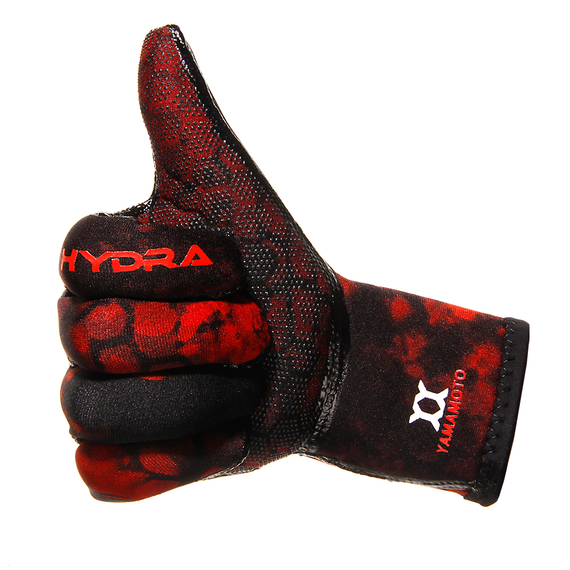 Перчатки Hydra Red Camo 1,5 мм