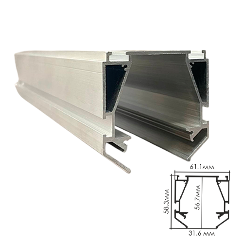 Профиль Стандарт S-25 для трековой системы COLIBRI, 2 м (цена за пог м) (упаковка 8 метров)