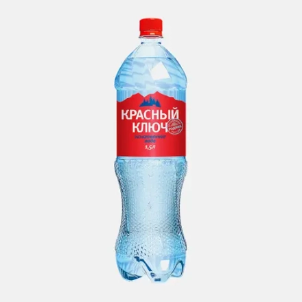 Вода Красный Ключ природная газированная 1.5л