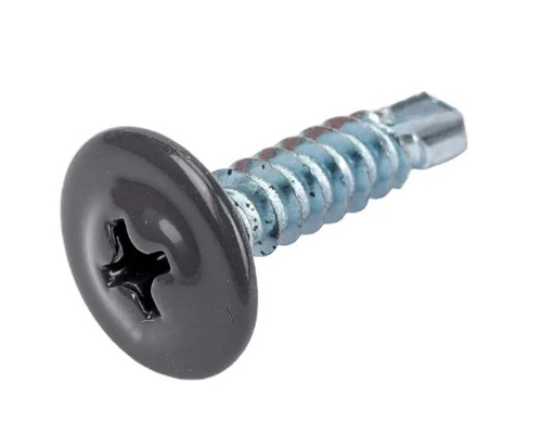 Саморез п/ш графит 4,2*19 RAL 7024 острая (100шт/уп)