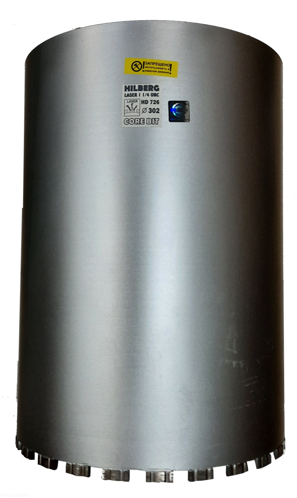 Коронка алмазная 302*450 Hilberg Laser 1 1/4 UNC HD726