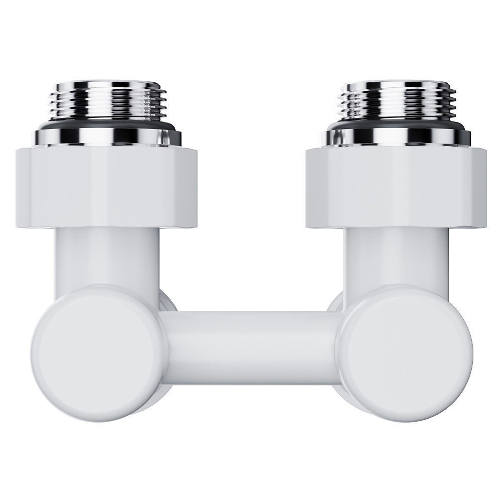 Узел нижнего подключения Royal Thermo Design угловой 1/2quot;х3/4quot; EK (белый)
