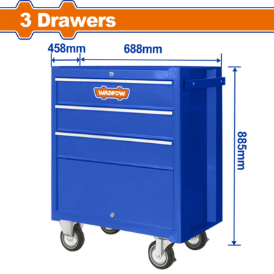 Шкаф инструментальный 688х458х735 мм WADFOW WCS2A03