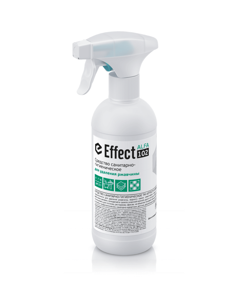 Эффект Альфа 102 Средство санитарно-гигиеническое для удаления ржавчины 500 мл 18583