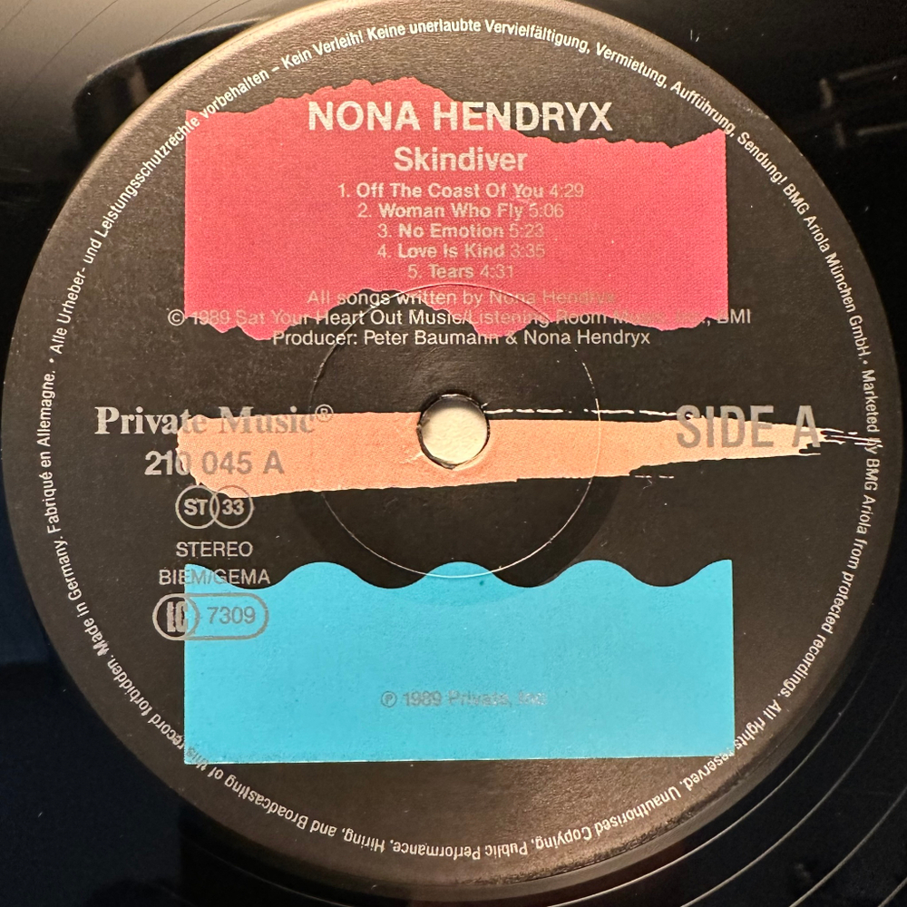 Nona Hendryx - Skindiver (Европа 1989г.)