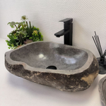 Раковина из речного камня RS63304 (47*34*15) 0122