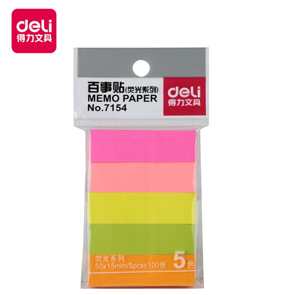 Стикеры для заметок Deli, 5 шт
