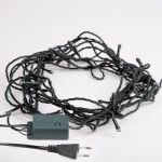 Гирлянда Твинкл Лайт 6 м, темно-зеленый ПВХ, 40 LED, цвет мультиколор