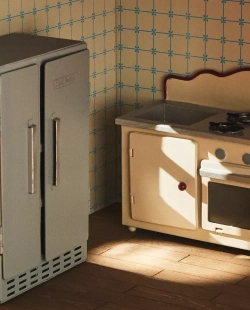 ZARA HOME НАБОР ДЛЯ КУКОЛЬНОГО ДОМИКА, ЖЕЛТОВАТО-БЕЛЫЙ