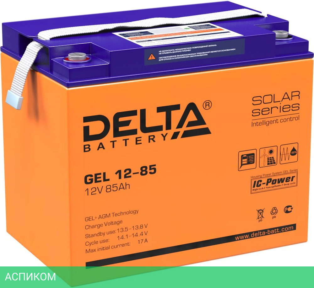 Аккумулятор для ИБП Delta GEL 12-85