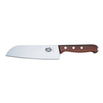 Нож кухонный Victorinox Rosewood (6.8500.17G) стальной сантоку лезв.170мм прямая заточка коричневый