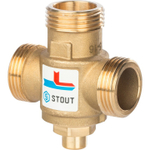 Термостатический смесительный клапан Stout G 1 1/2M-G 1 1/2F-G 1M 60°С