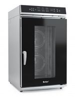 11000018854 Абат Пароконвектомат ПКА 10-2/3П верхняя панель управления (парогенератор, 10хGN-2/3, память на 110 программ приготовления, термощуп, регулировка влажности, вся нерж, без г/емкостей) черный дизайн, реверс, 230 В