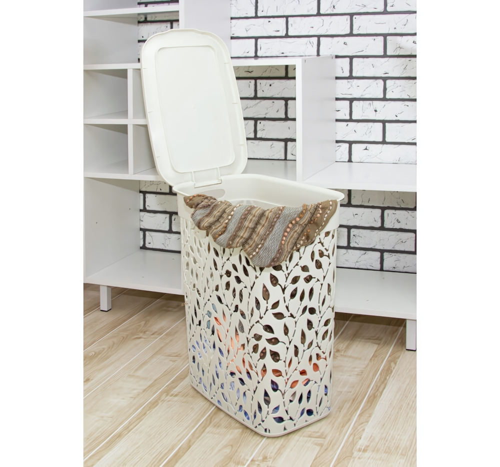 Корзина для белья ФЛОРА 35л. М2620