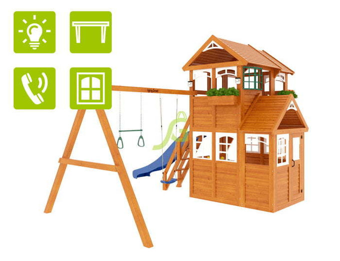 Детская площадка Клубный домик 3 Luxe