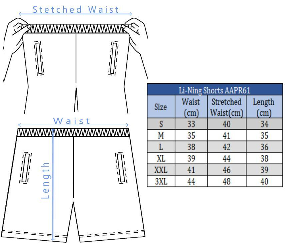 Li-Ning Shorts AAPR061-1 black