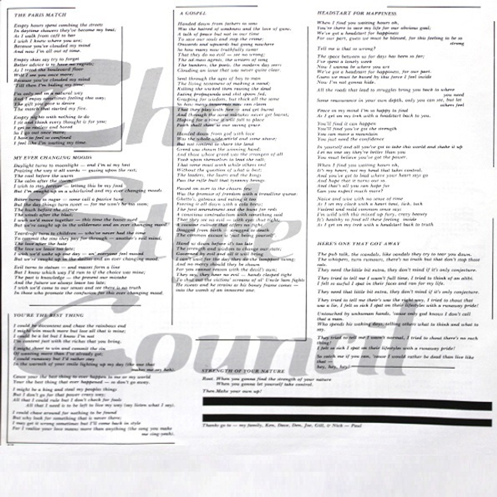 The Style Council / Cafe Bleu (LP)