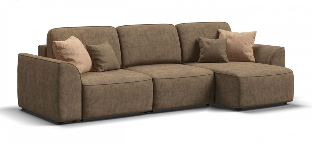 Угловой диван KING SE Велюр Royal тауп