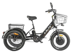 Электровелосипед GREEN CITY e-ALFA Trike (синий)