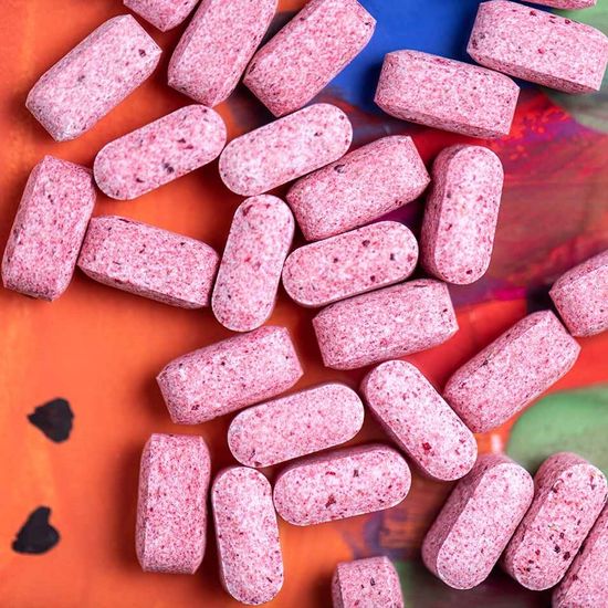 Фруктовые жевательные таблетки с витаминами A, C и D Vitamama Immunotops