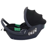 Автолюлька Indigo Minky I-Size с базой 0+ (40-87см) черный